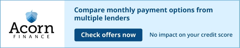 Acorn Finance Monthly Payment Options